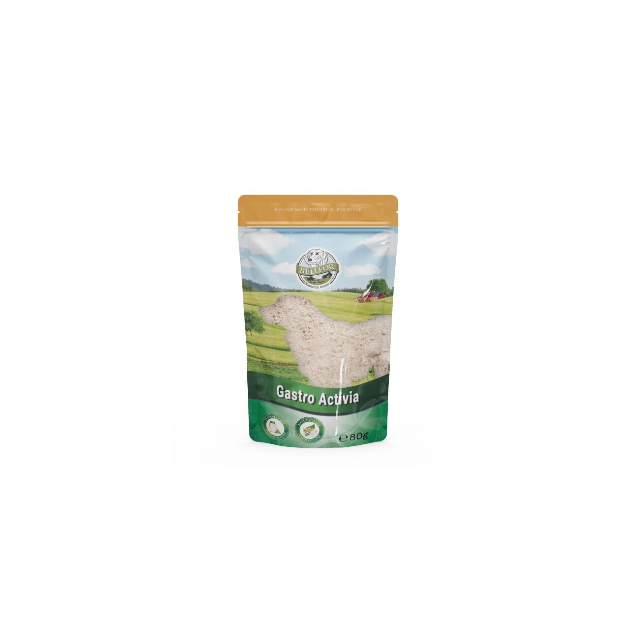 Bellfor Sparset für Hunde mit Ergänzungsfuttermitteln – Vermal (80 g) und Gastro Activia (80 g)