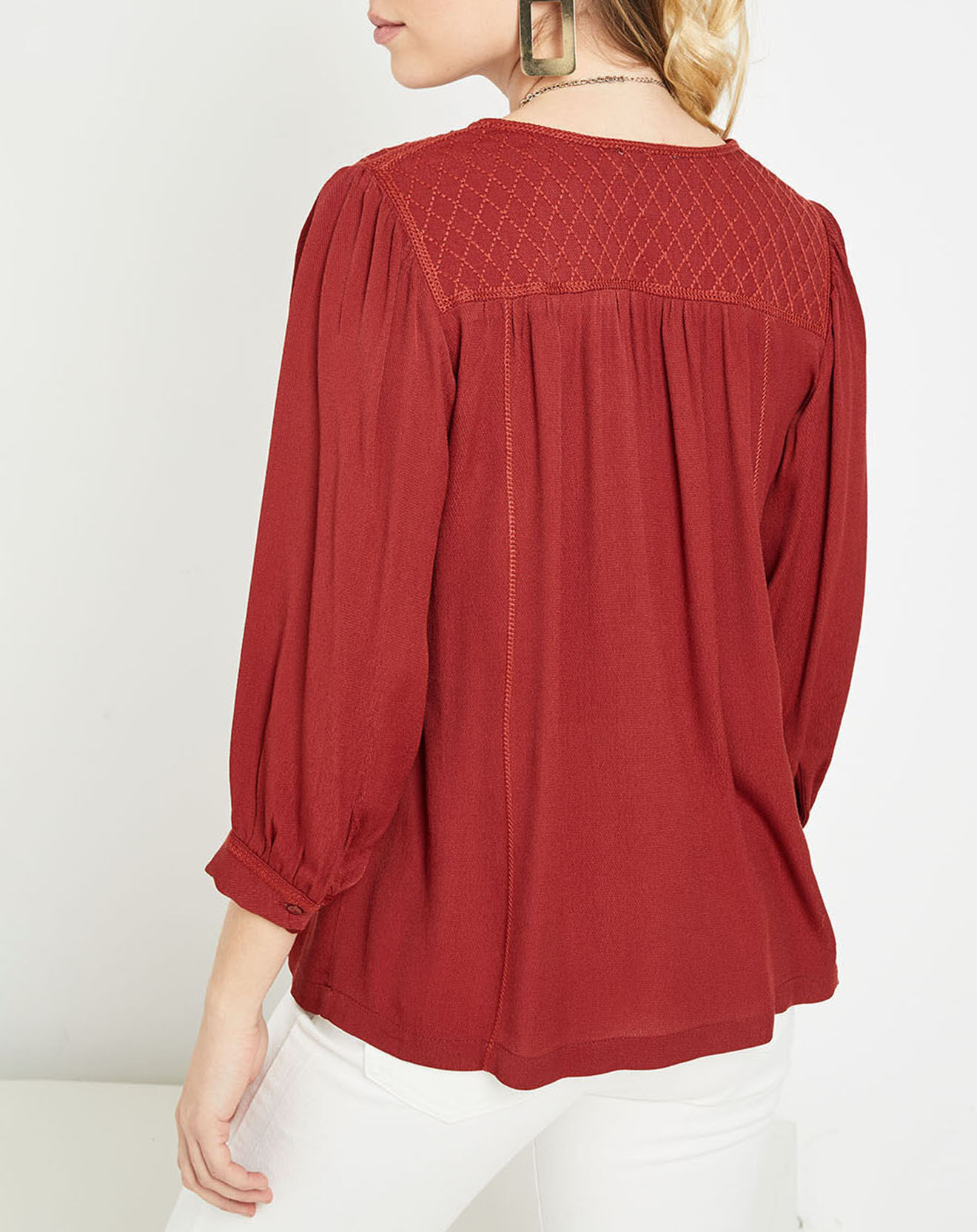 See u Soon Blouse Valérie bordeaux