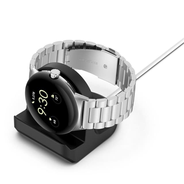 Til Google Pixel Watch-opladerholder Desktop Smart Watch Silikone opladningsstativ