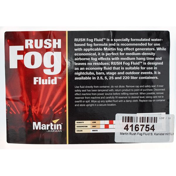 Martin by Harman Rush Fog Fluid 5l