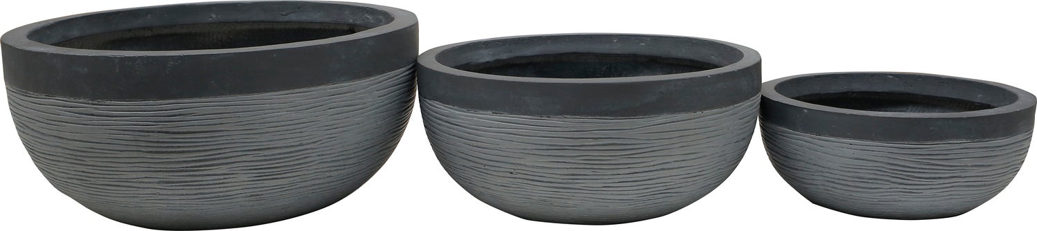 Intratuin schaal flow D 42,7 H 19,5 cm grijs