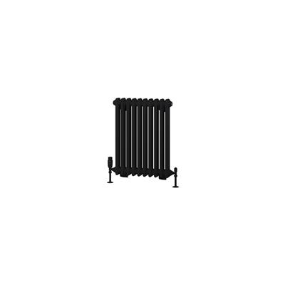 Eastbrook Rivassa 2 koloms radiator 45x60cm staal 630W zwart mat