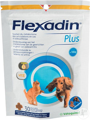 Flexadin Plus Petits Chiens Et Chats 30 Bouchées Appétentes