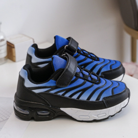 Faded boys sneakers - blauw