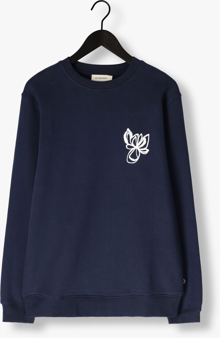 donkerblauwe the goodpeople sweater lito