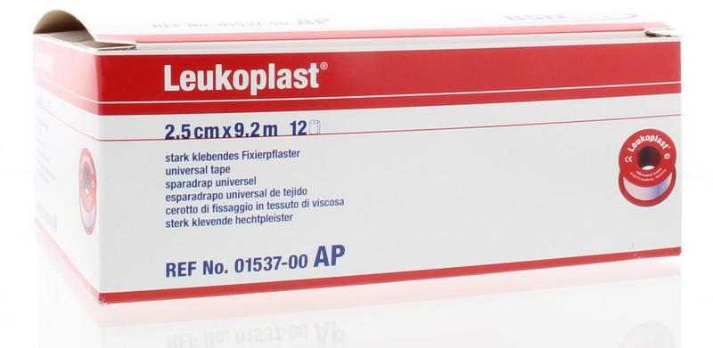 Leukoplast Leukoplast 9.2m x 2.5cm huidskleur 12st