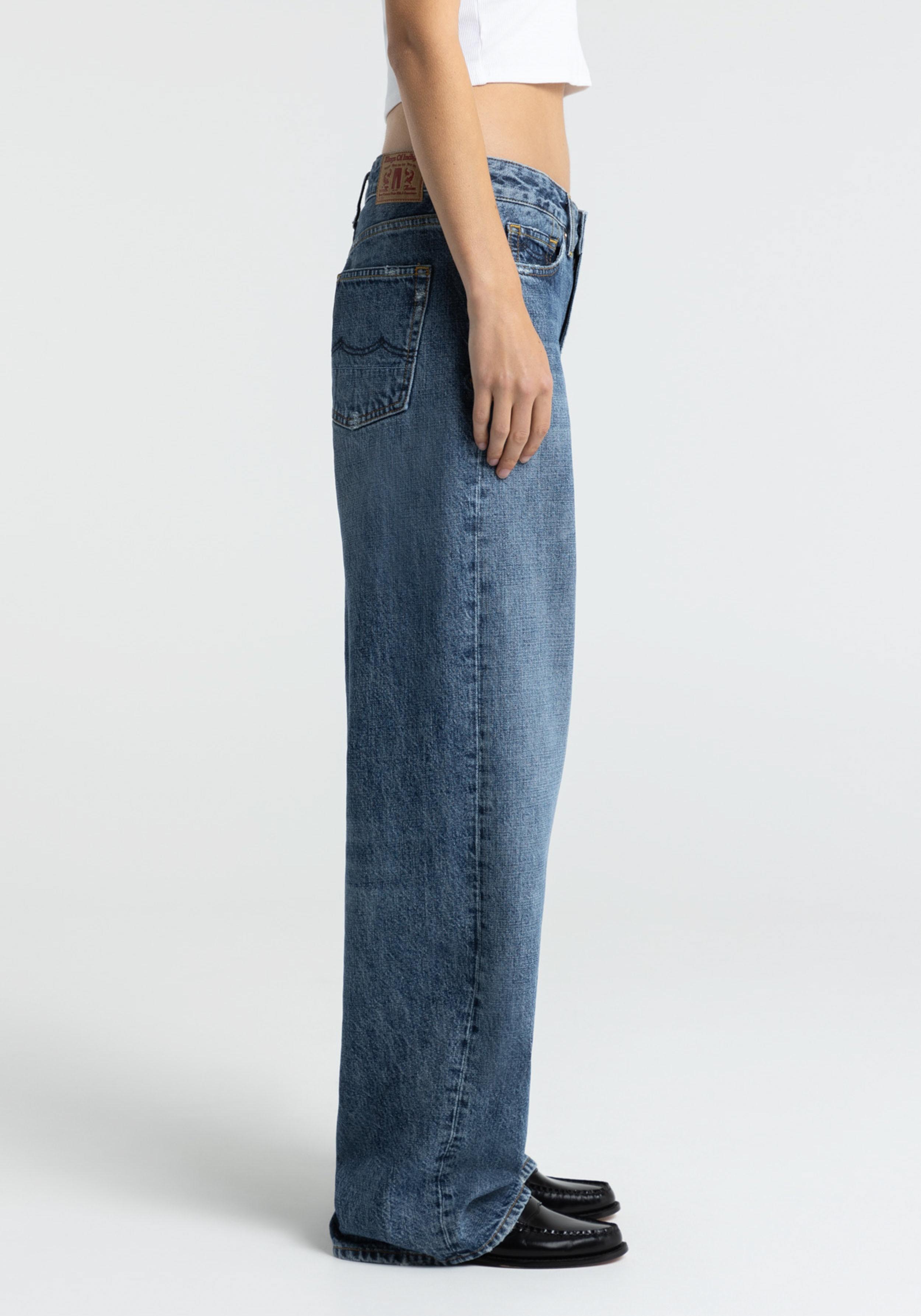 Kings Of Indigo Jeans Joan Ceky Blue Worn
