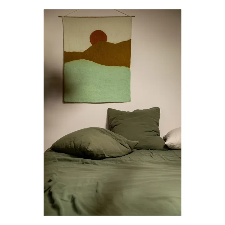 Muskhane Tenture murale Landscape - Morning | Menthe glaciale