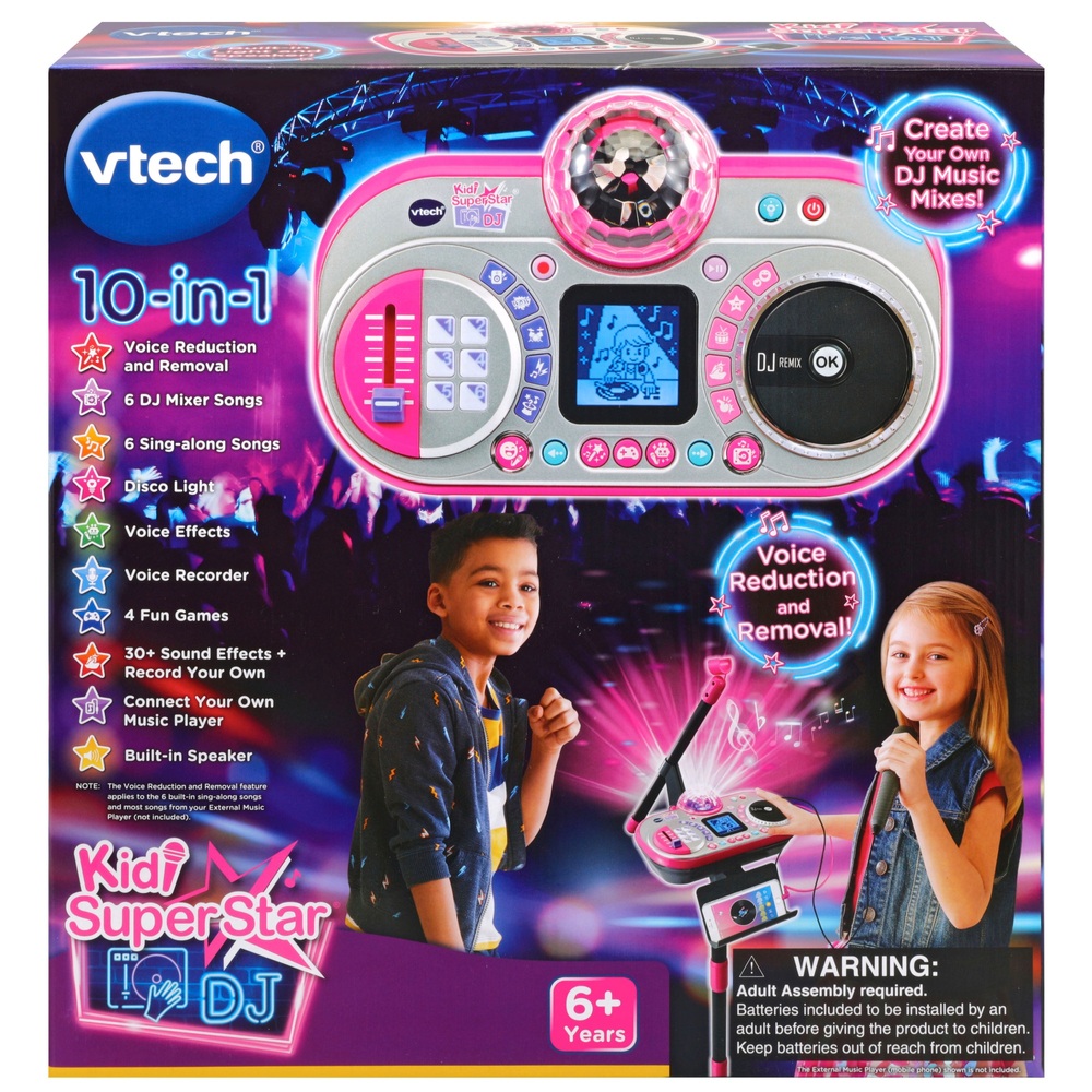 Vtech Kidi Super Star DJ-Mikrofon und Ständer