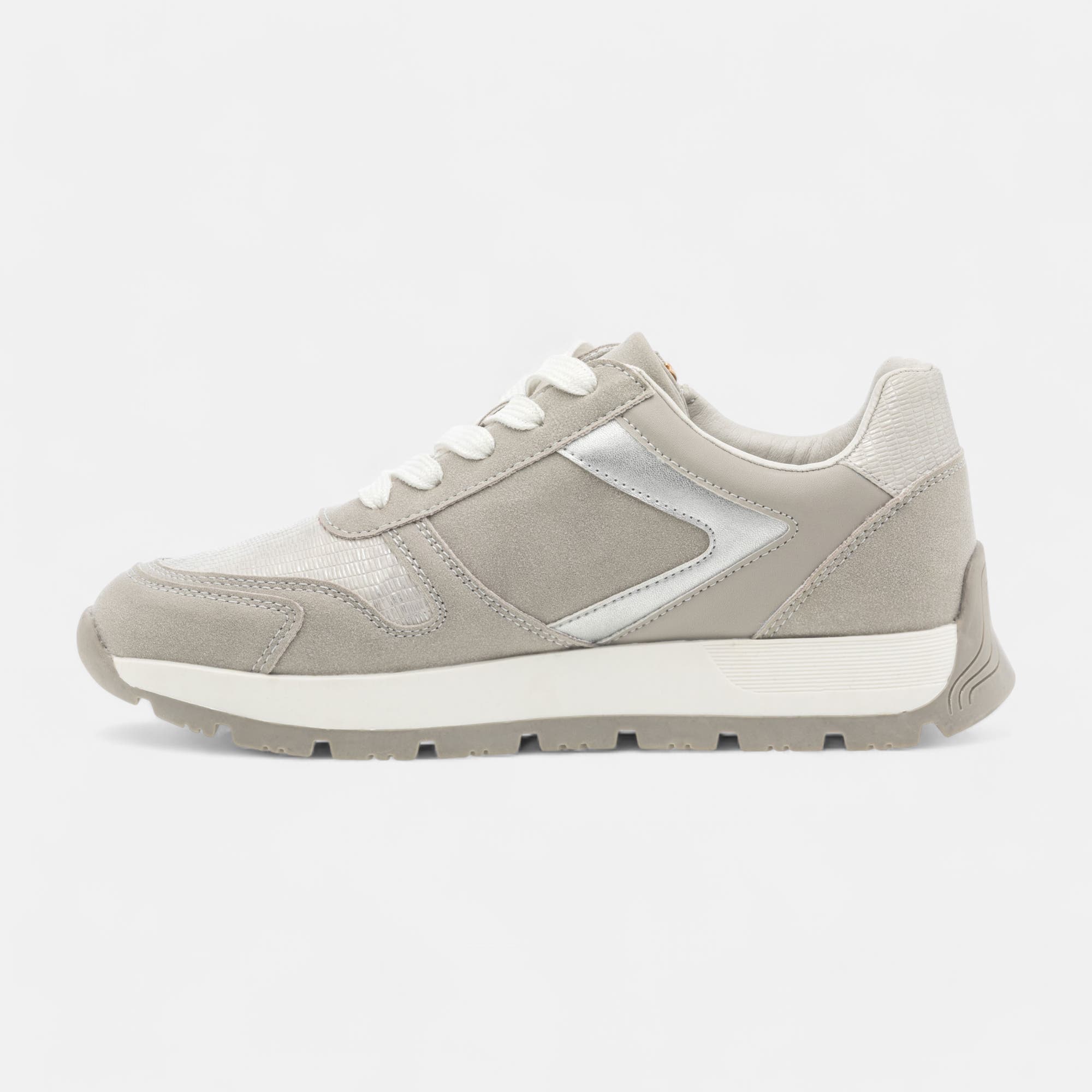 Baskets basses Femme gris