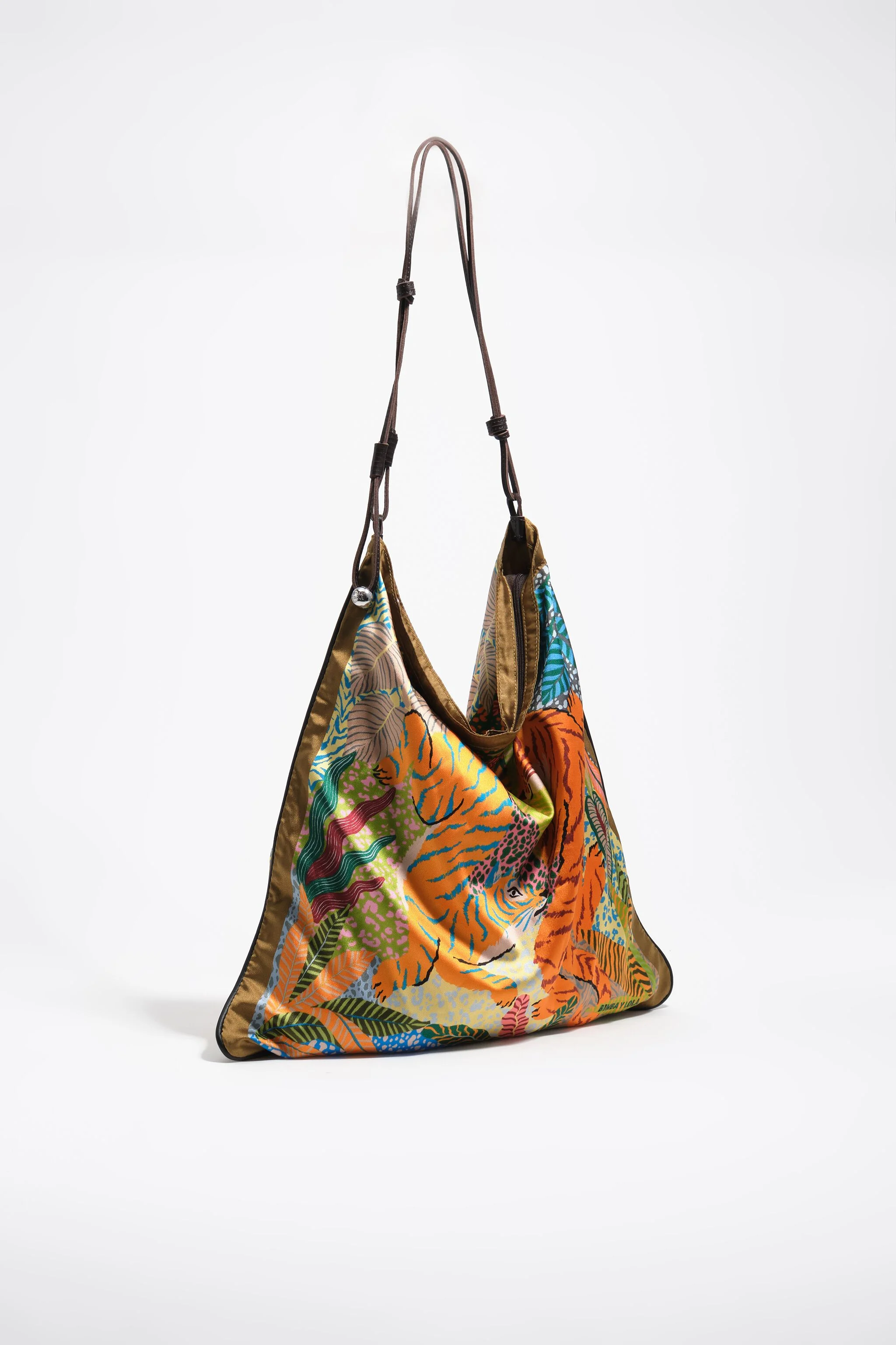 Bolsa de ombro trançada selvagem