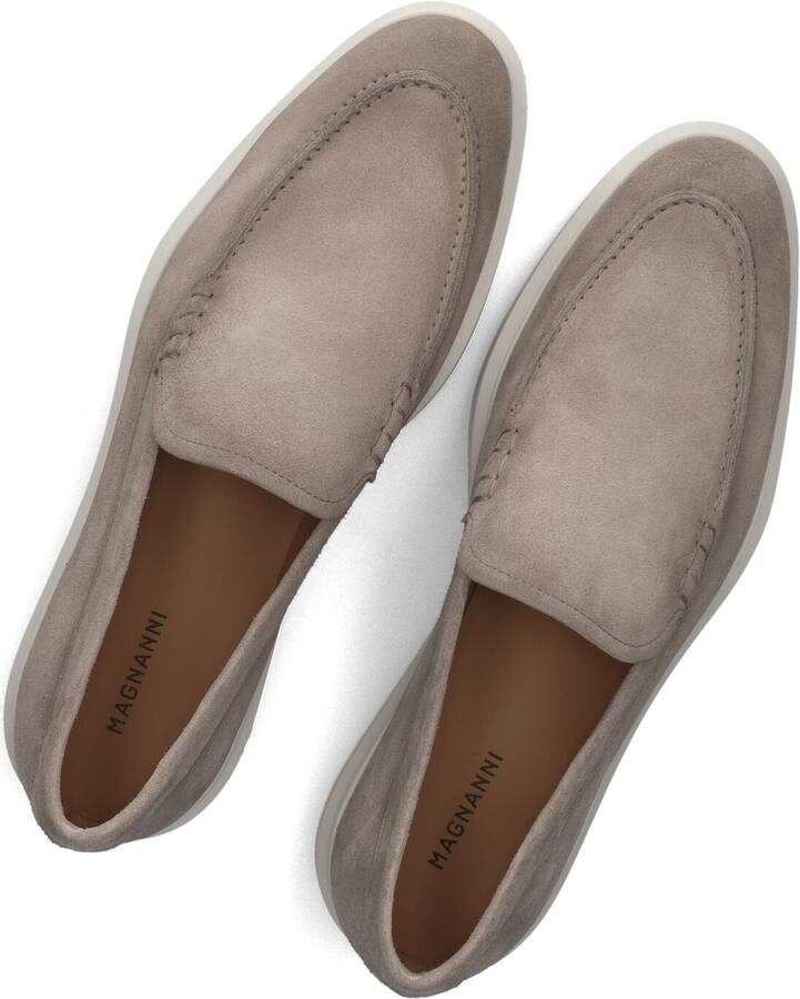 MAGNANNI Instappers Heren 282146 Maat: 43 Materiaal: Suède Kleur: Taupe