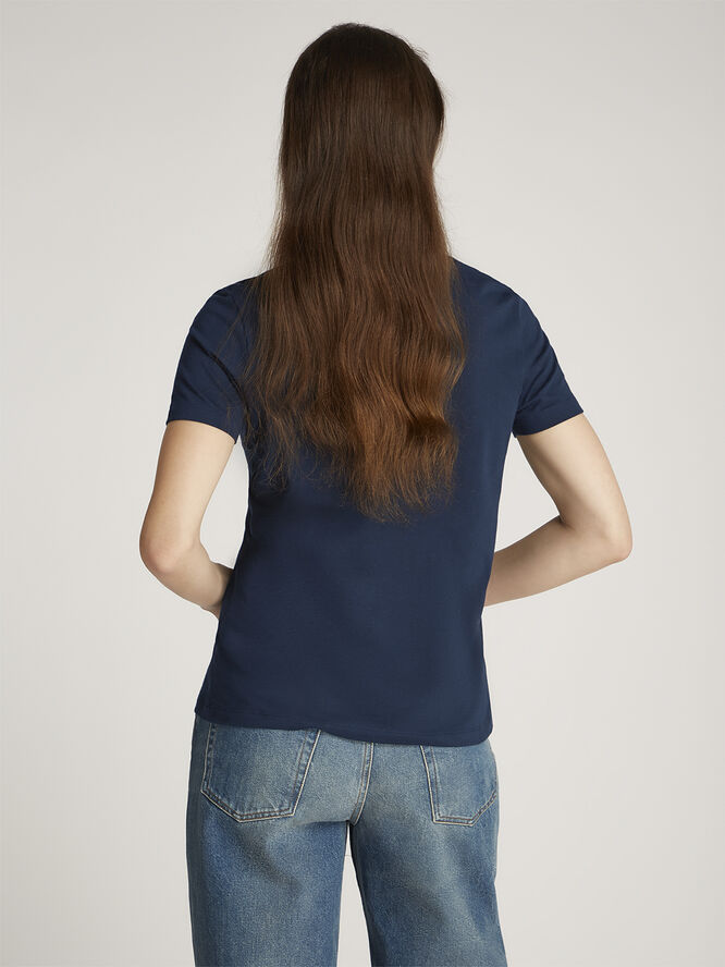 Tommy Hilfiger REG CORP LOGO C-NK SS Dark night navy