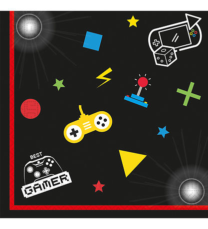Decorata Party Servietten - 20er-Pack - 33x33 cm - Gaming Party