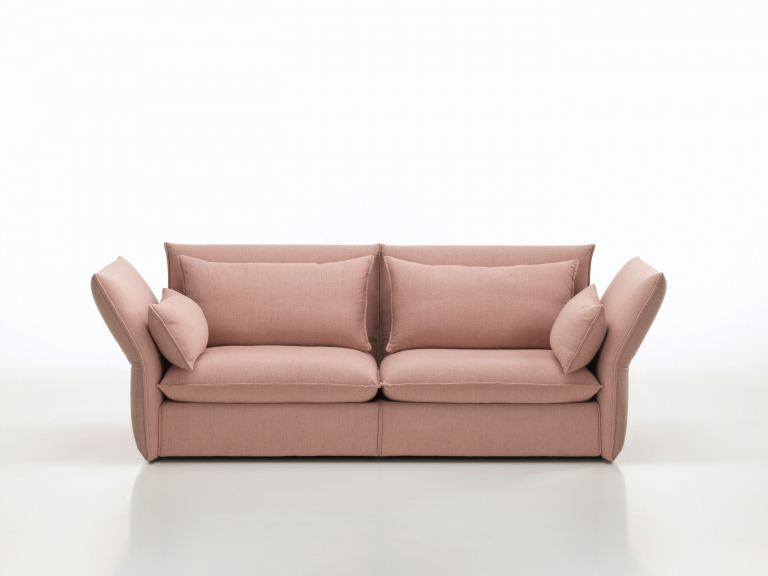 Vitra Mariposa 3-zits bank Iroko limoen
