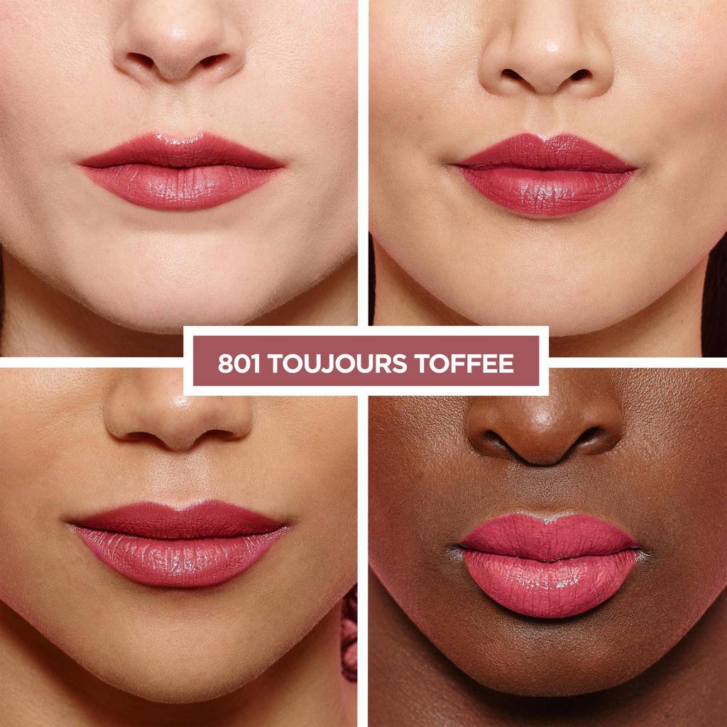 Mooie kleurInfaillible 24H Lippenstift - 801 Toujours Toffee