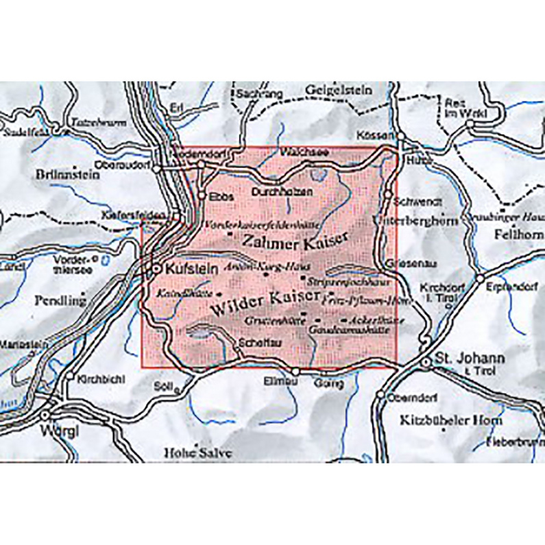 DAV AV-Karte 8 Kaisergebirge