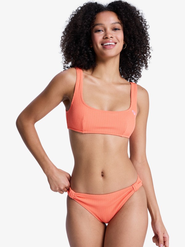 Roxy Sunshine Classic Bas de bikini Orange Femme