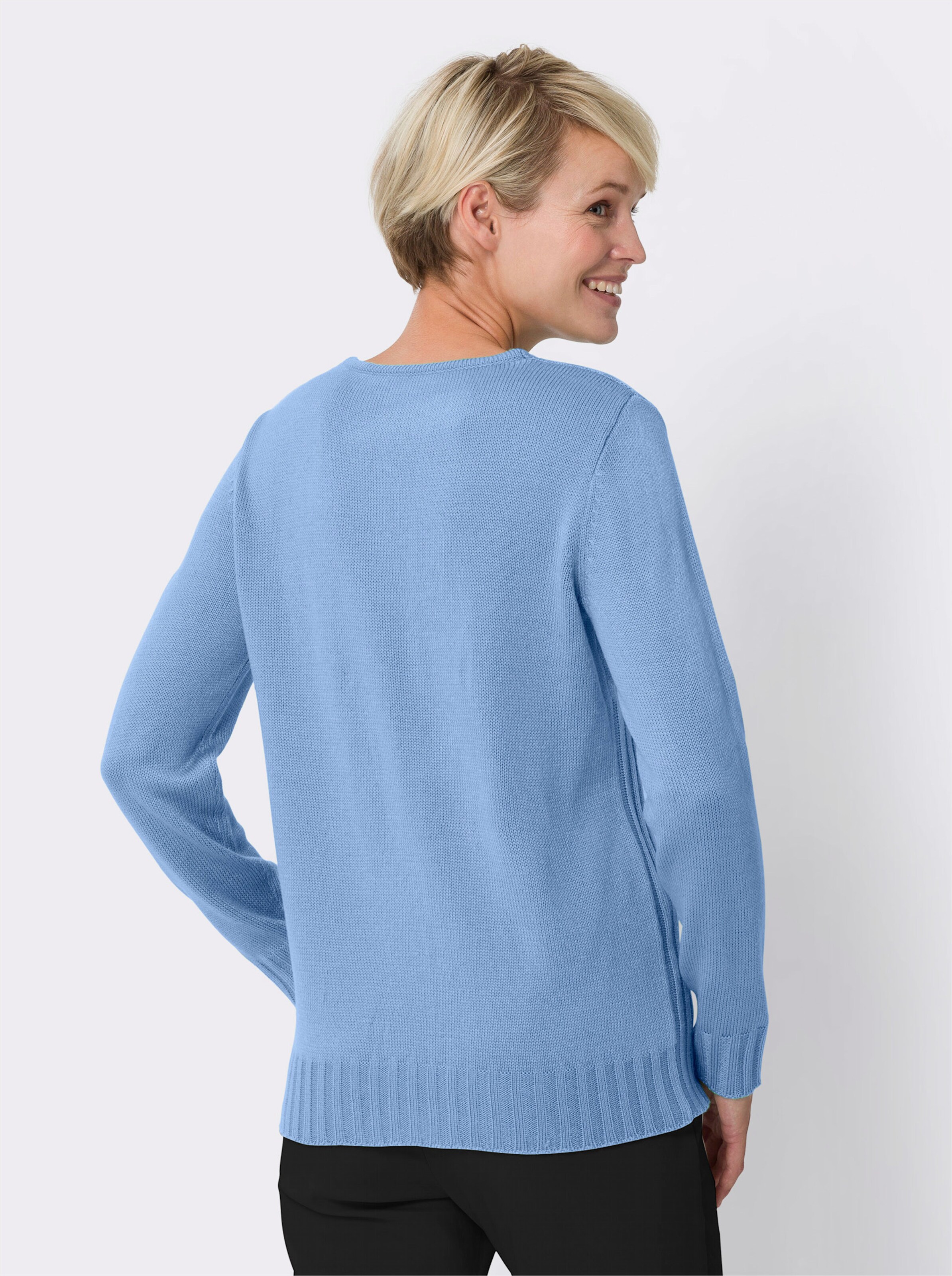 Langarm-Pullover