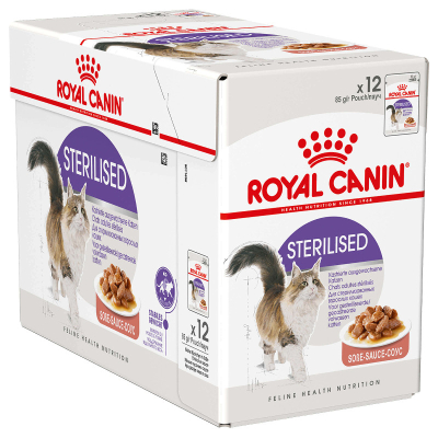 Royal Canin Katze Sterilised Sauce 12x85g