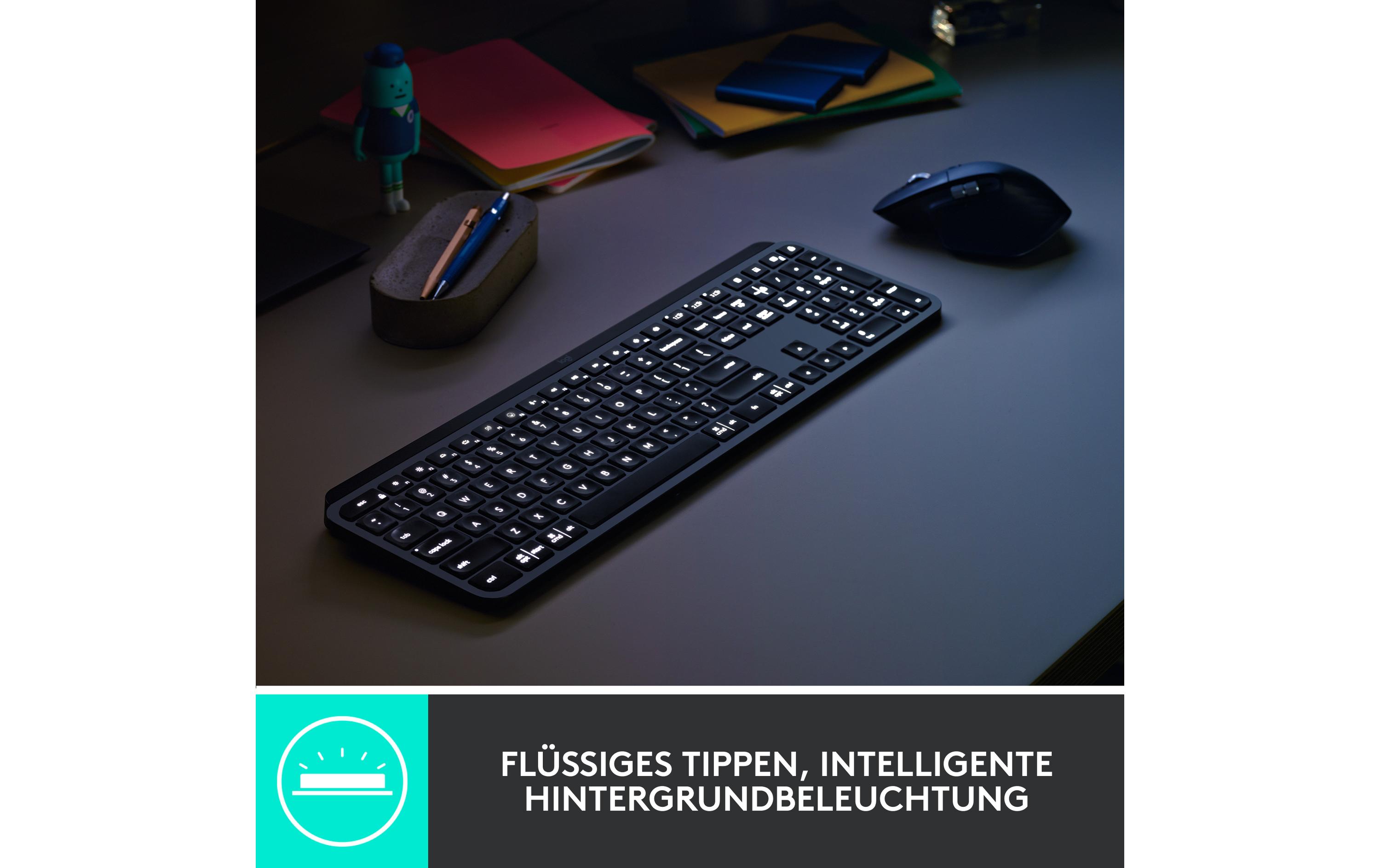 Tastatur-Maus-Set MX Keys Combo for Business 2. Gen<br>Kabelloses Tastatur- und Maus-Set für Benutzer mit hohen Workflow-Anforderungen
