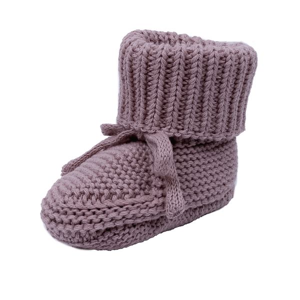 Lodger Knit Slofjes - 0-6 Mnd - Beige