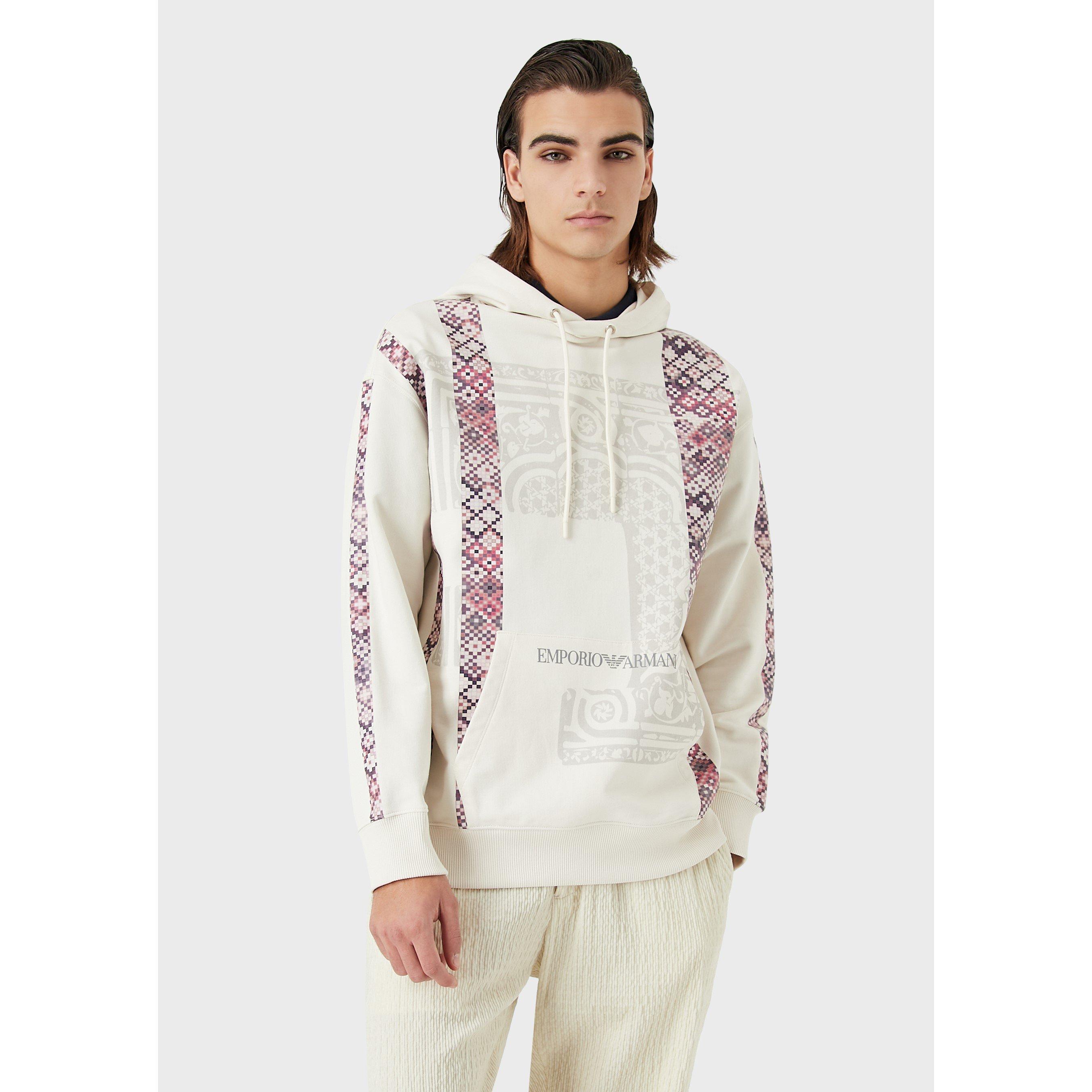 Emporio Armani Print Over The Head Hoodie