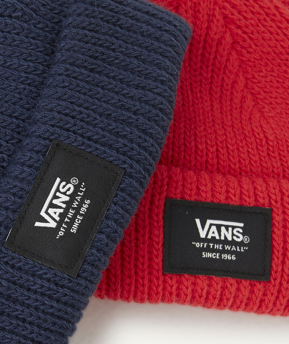 VANSLOT DE 2 BONNETS LITTLE GROM ROUGE ET BLEU