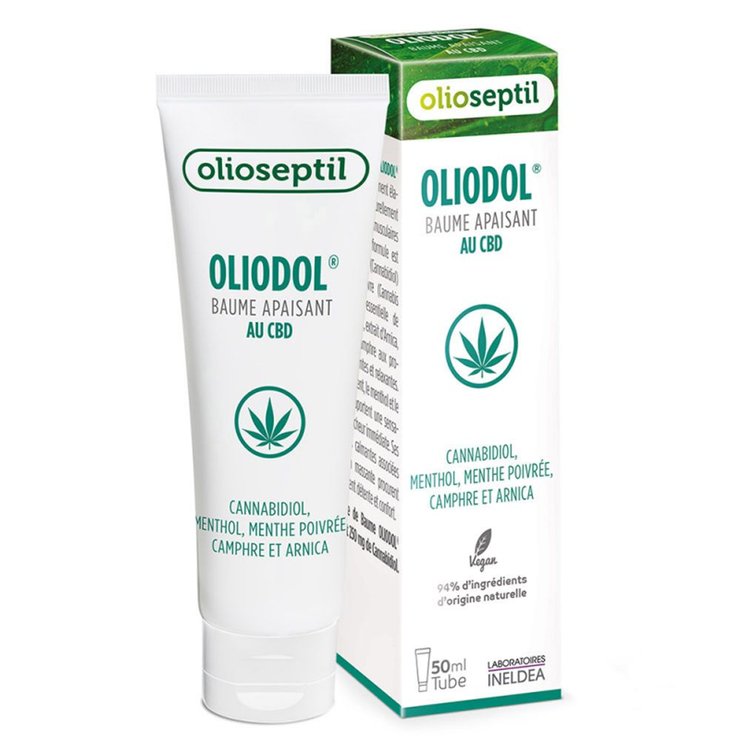 Olidol Baume Au CBD 50ml Gênes Musculaires Olioseptil