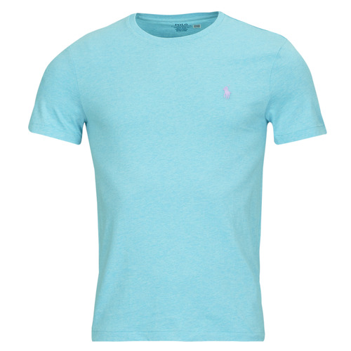 Polo Ralph Lauren - T-SHIRT AJUSTE EN COTON Azul / Turquesa / Nueva / Heather