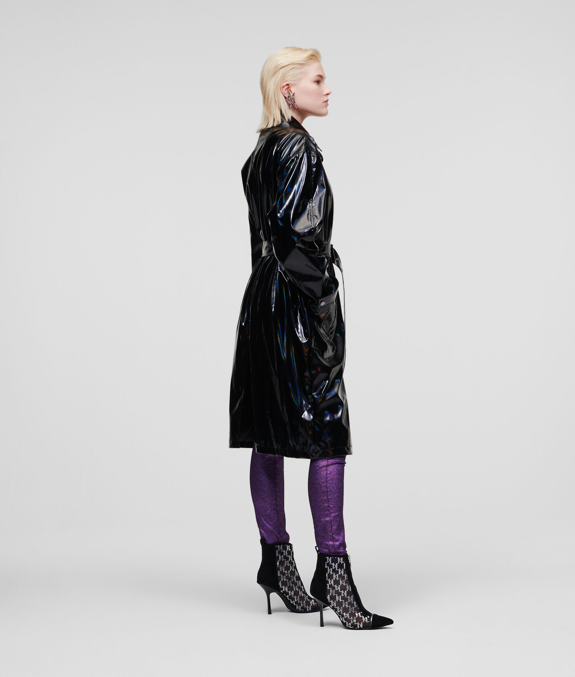 TRENCH-COAT IRISÉ BREVETÉ