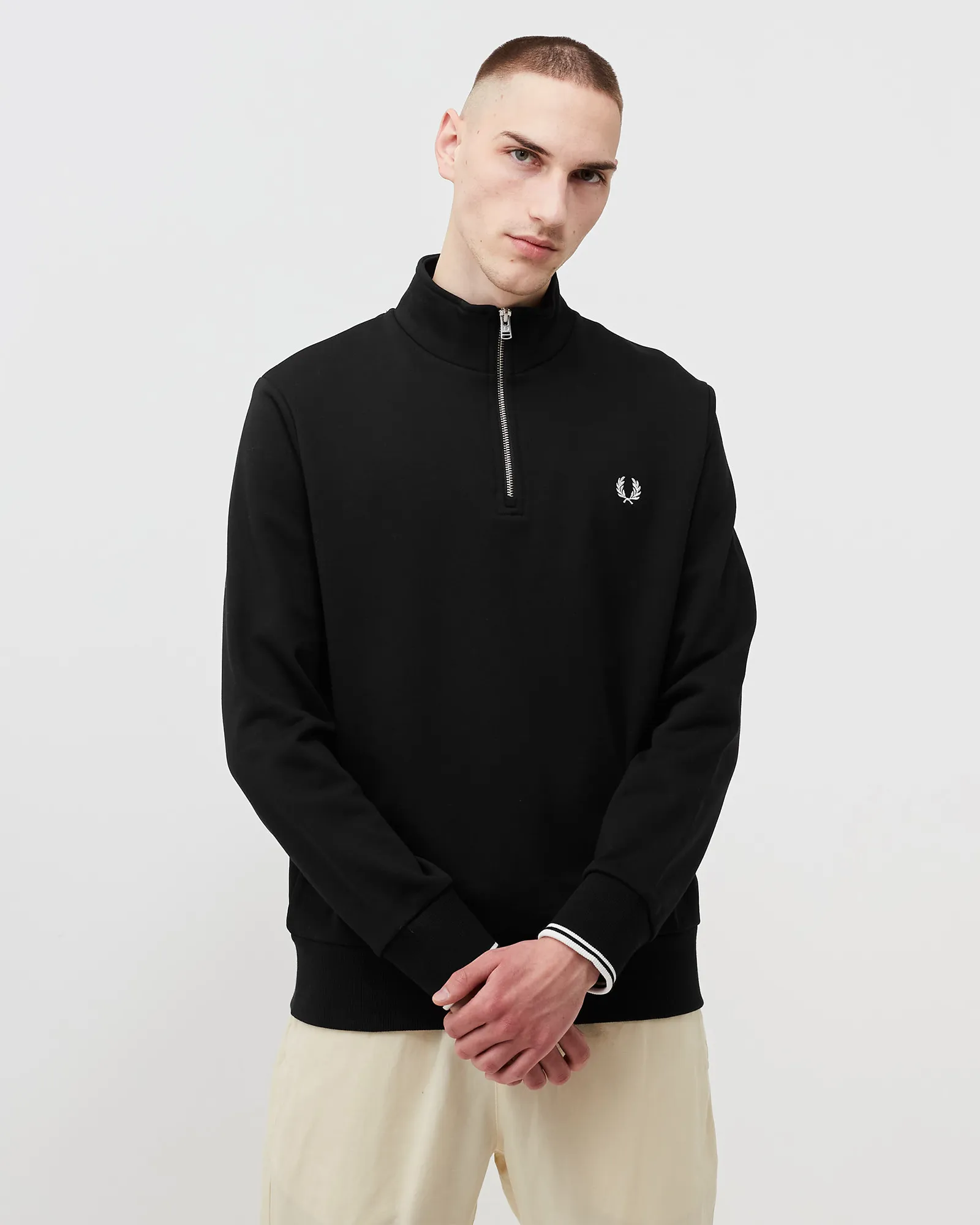 Fred Perry HALF ZIP SWEATSHIRT