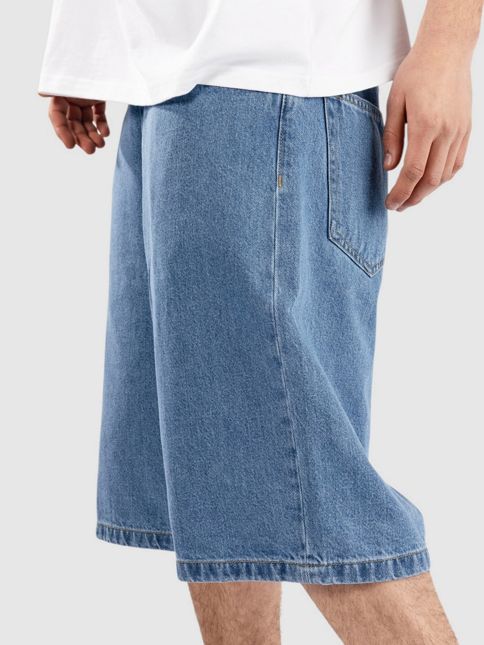 Carhartt WIP Landon Shorts heavy stone wash blue