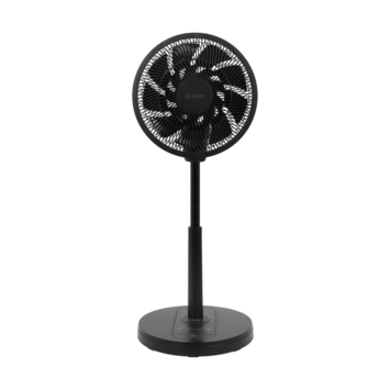 Eurom Vento 3DS Silent Comfort – Zwarte Ventilator met 3D Luchtcirculatie