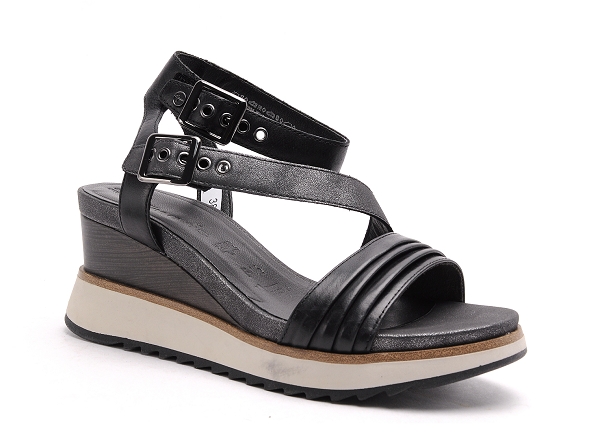 Tamaris nu pieds talons femme 28021 28 noir