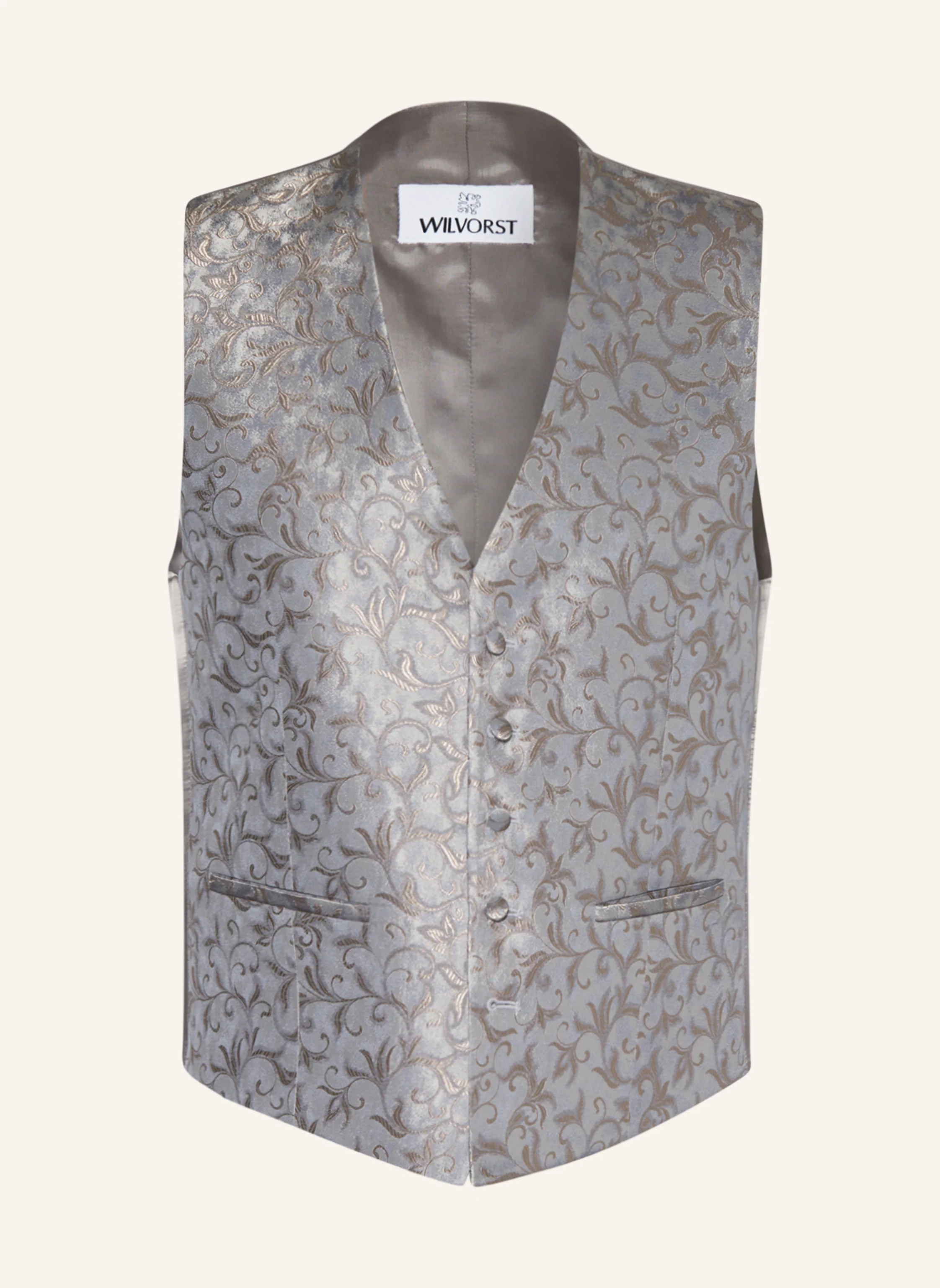 WILVORST Anzugweste Slim Fit