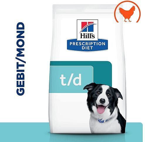 Hill's Prescription Diet - Canine T/D Dental Care - Hondenvoer - 2x10kg - Met Kip