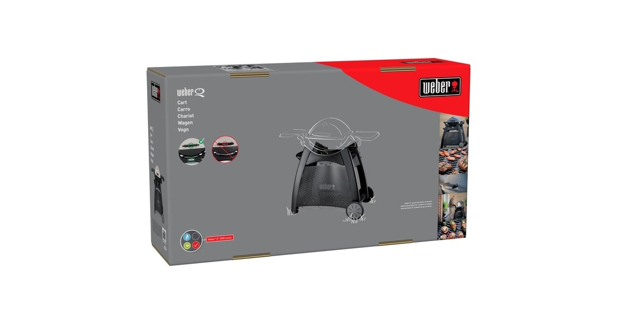 WeberQ onderstel barbecuewagen  (Zwart)