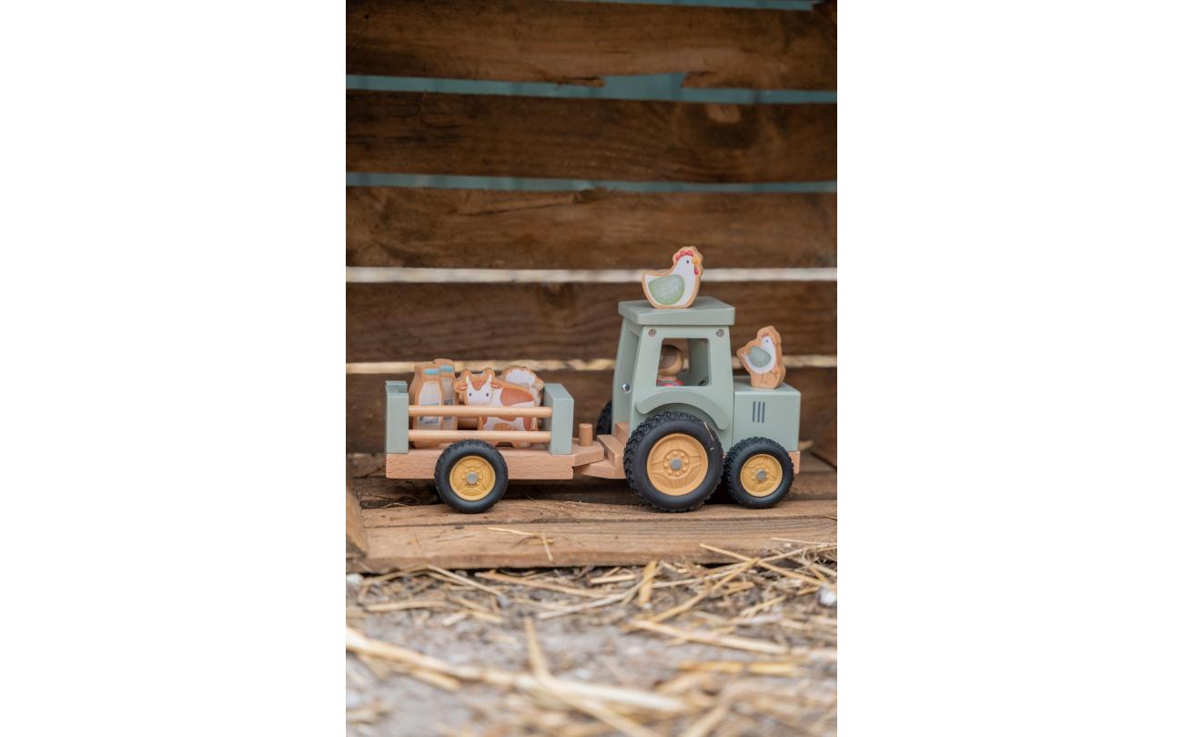 Little Dutch - Little Farm Tractor met trailer