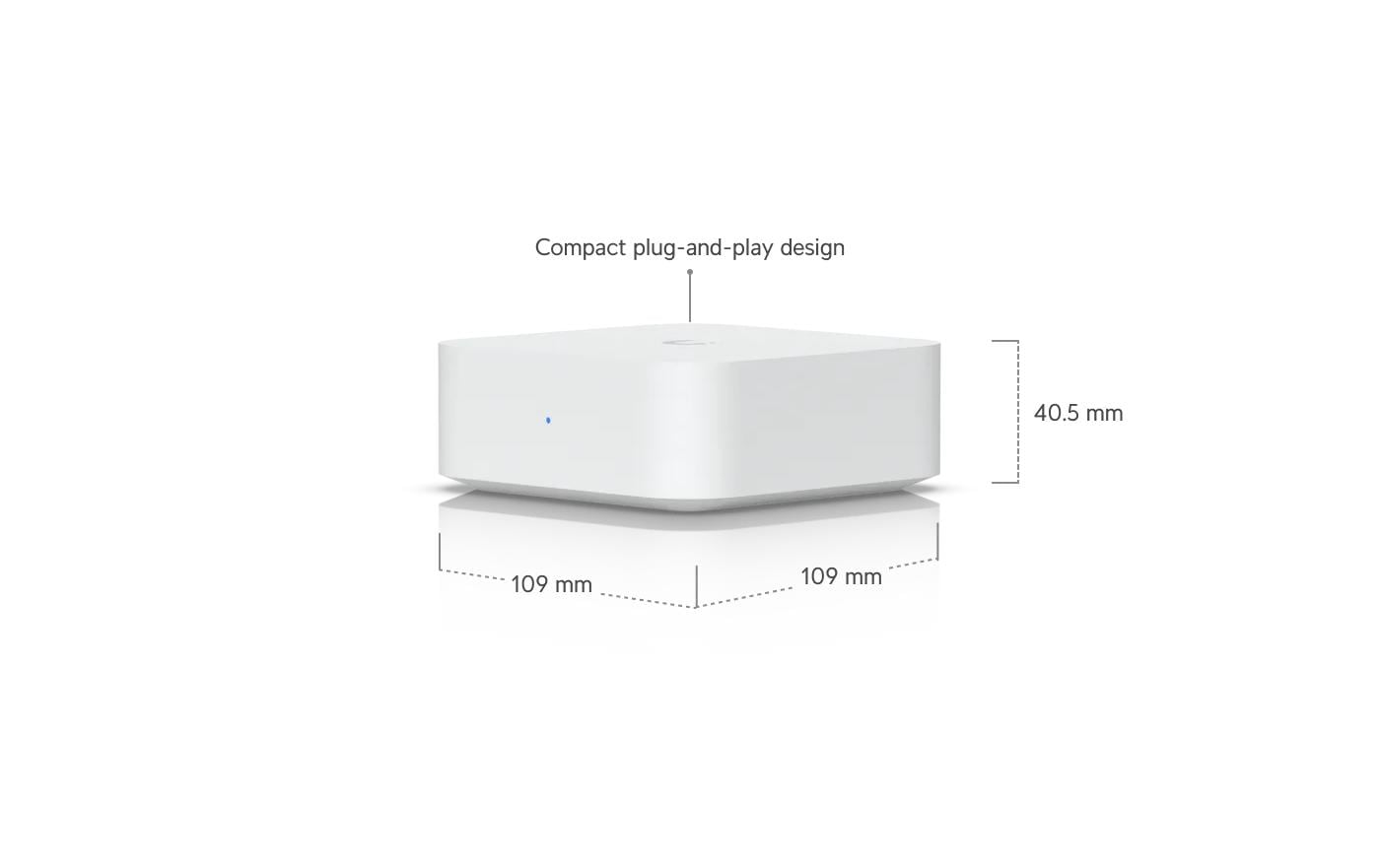 PoE Audio Port Weiss<br>Ein digitaler Audiostreamer mit ultrakompaktem, vielseitigem Design und einem intuitiven Steuerungssystem, das mehrere Musik-Streaming-Dienste und skalierbare Mehrzonen-Installationen unterstützt