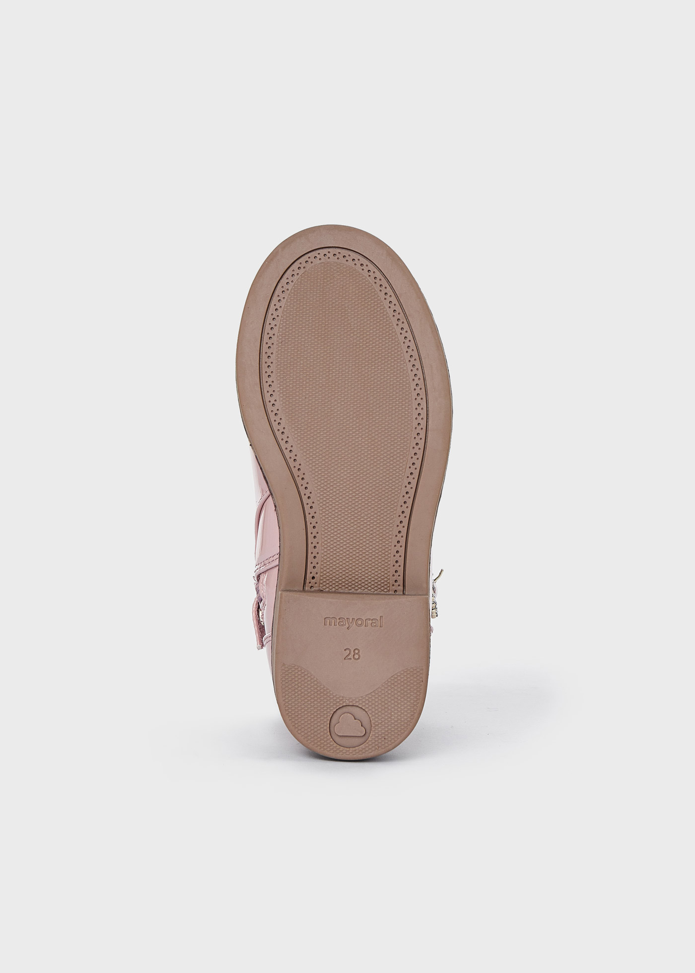 Botas de cano curto em verniz para meninas