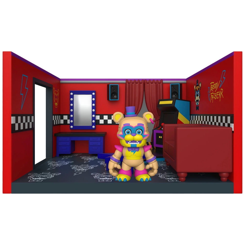 Funko Snaps! Five Nights at Freddy's Glamrock Freddy Ankleidezimmer-Spielset
