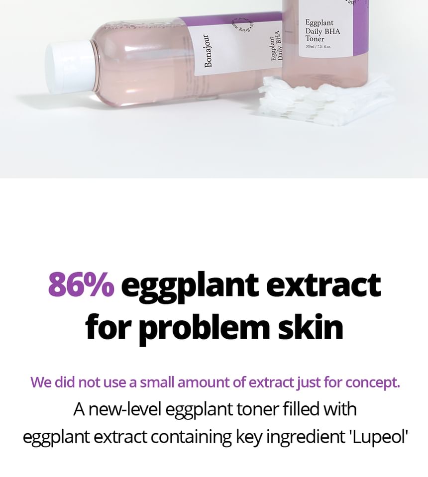 BONAJOUR - Aubergine Dagelijkse BHA Toner