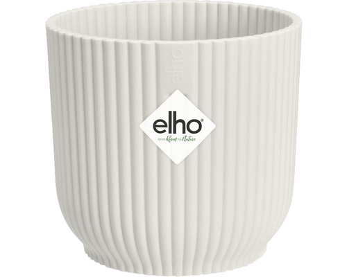 elho Vibes fold ronde mini plantenbak, kunststof, Ø 11,1 cm, H 10,5 cm, wit