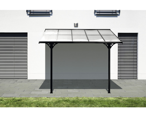 WESTMANN Bruce terrasoverkapping, 313 x 300 cm, zwart