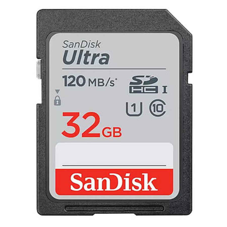 SanDisk Ultra SDHC UHS-I 32 Go (SDSDUN4-032G-GN6IN)