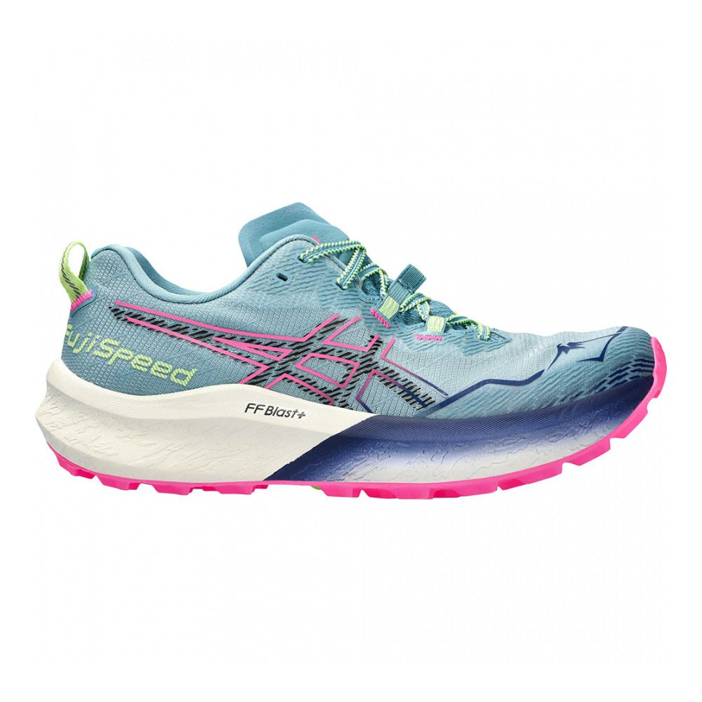 Asics FUJISPEED 2 - Chaussures trail Femme gris blue/black