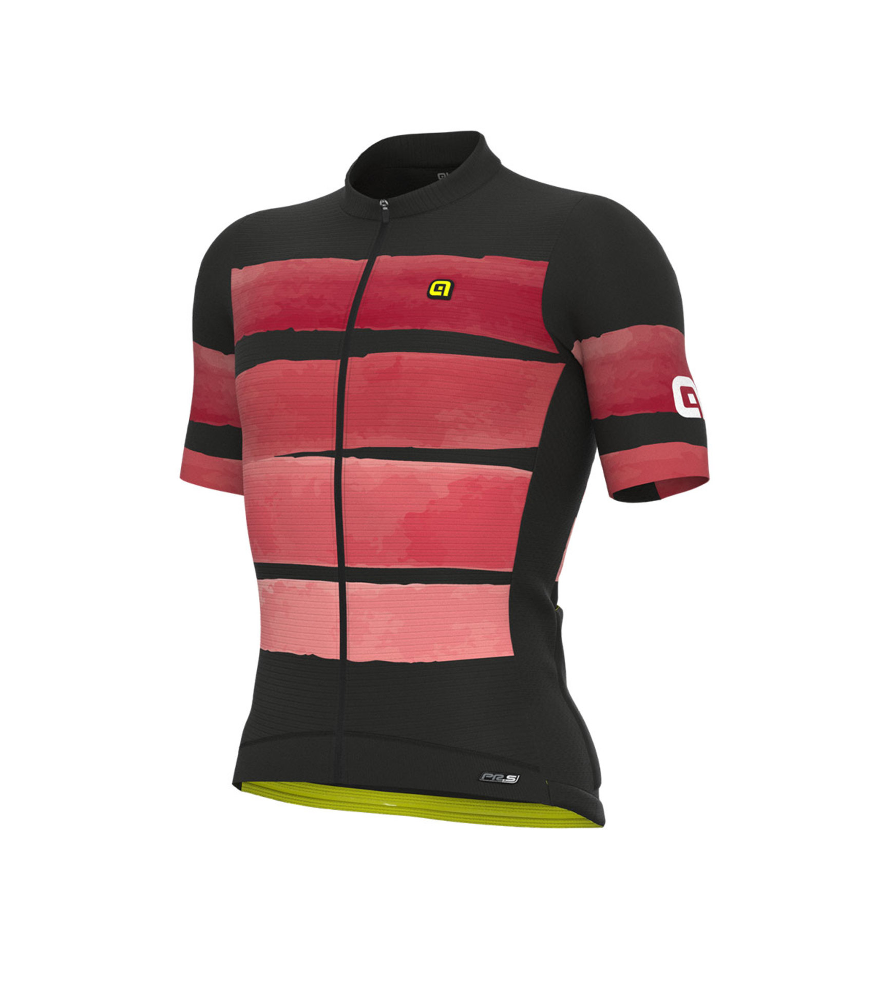 Ale PR-S Track Fietsshirt Korte Mouwen Bordeauxrood Heren