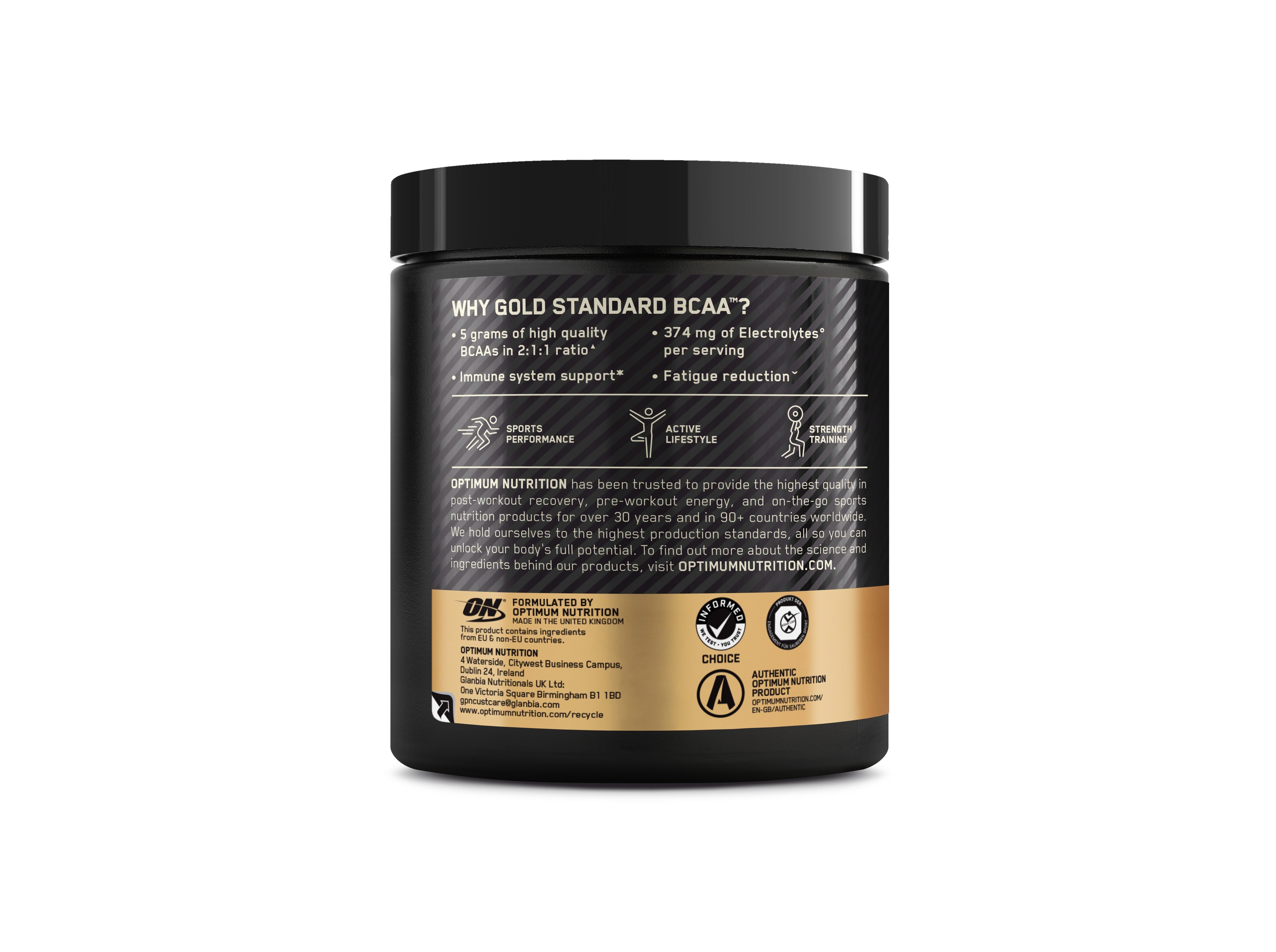 SUPLEMENTO BCAA OPTIM NUT MORANGO/ KIWI 266G