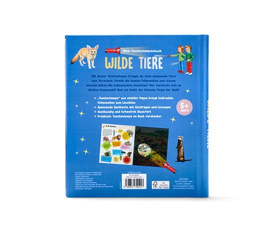 Buch »Mein Taschenlampenbuch – wilde Tiere«